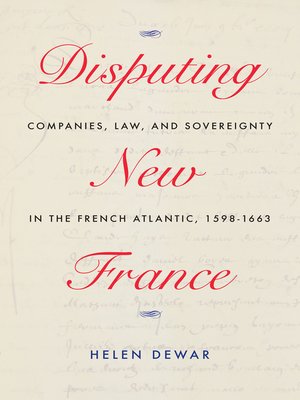 cover image of Disputing New France